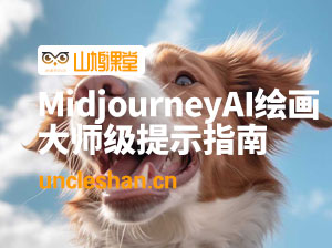 MidjourneyAI绘画艺术生成的大师级写作提示指南教程-8节视频课-中英字幕