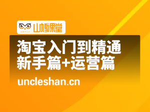 淘宝电商入门到精通（新手篇+运营篇），带你开启淘系电商之路
