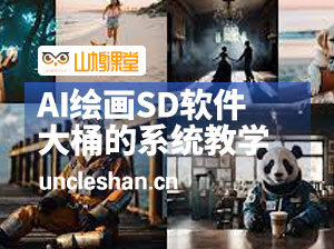大桶的stable diffusion系统课程，零基础系统性学习AI绘画，小白也能轻松上手