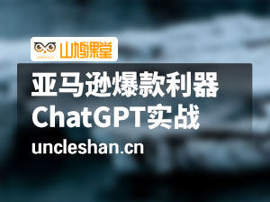 亚马逊爆款利器ChatGPT实战攻略视频17节